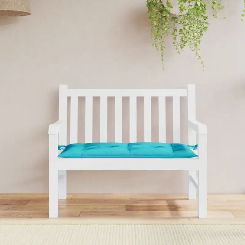 Tuinbankkussen van oxford stof voor een frisse uitstraling - Turquoise / 100 x 50 x 7 cm / 1 - Stoelkussens