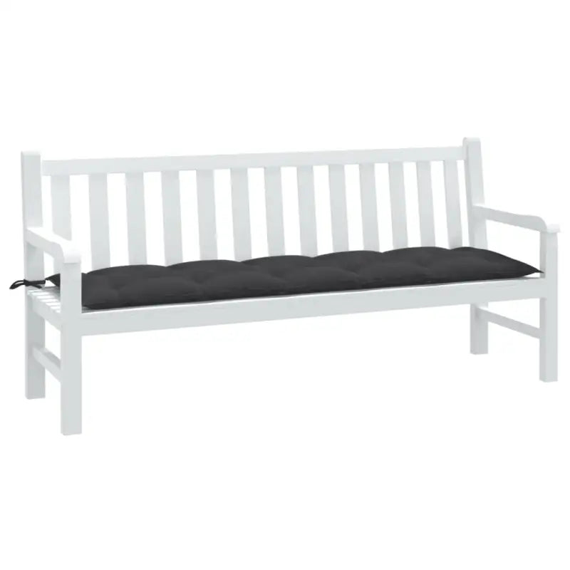 Tuinbankkussen voor frisse uitstraling en behoud van oorspronkelijke vorm - antraciet mix / 180 x 50 x 7 cm / 1