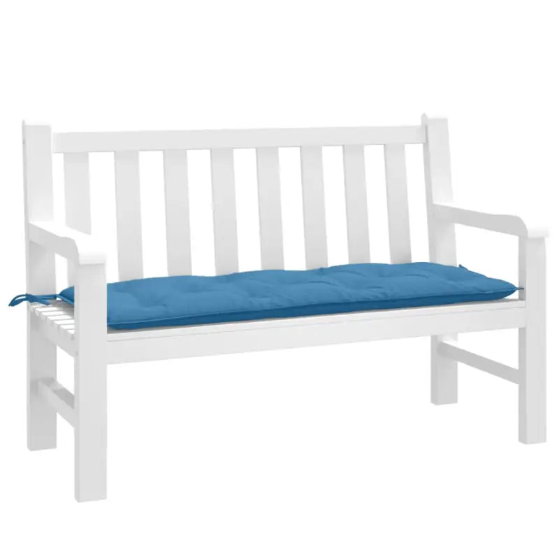 Tuinbankkussen voor frisse uitstraling en behoud van oorspronkelijke vorm - blauw mix / 120 x 50 x 7 cm / 1
