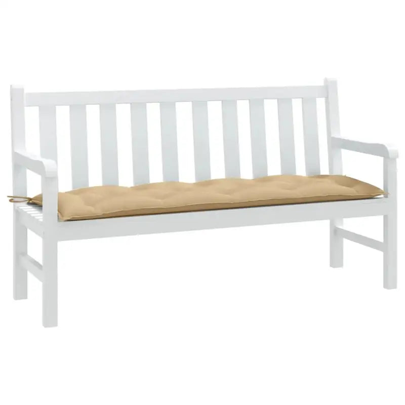 Tuinbankkussen voor frisse uitstraling en behoud van oorspronkelijke vorm - beige mix / 150 x 50 x 7 cm / 1