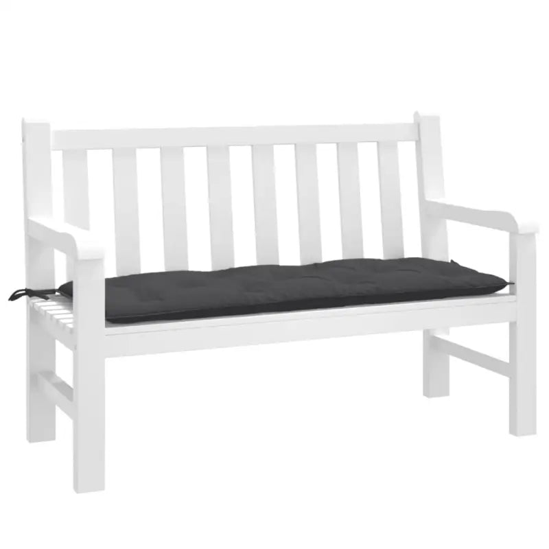 Tuinbankkussen voor frisse uitstraling en behoud van oorspronkelijke vorm - antraciet mix / 120 x 50 x 7 cm / 1