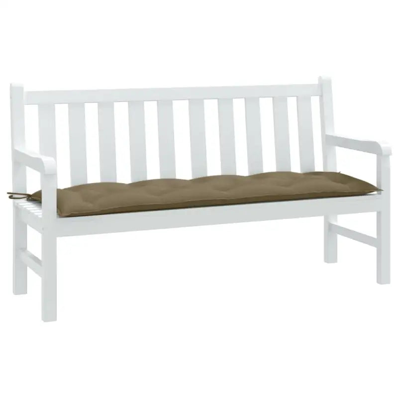 Tuinbankkussen voor frisse uitstraling en behoud van oorspronkelijke vorm - taupe mix / 150 x 50 x 7 cm / 1