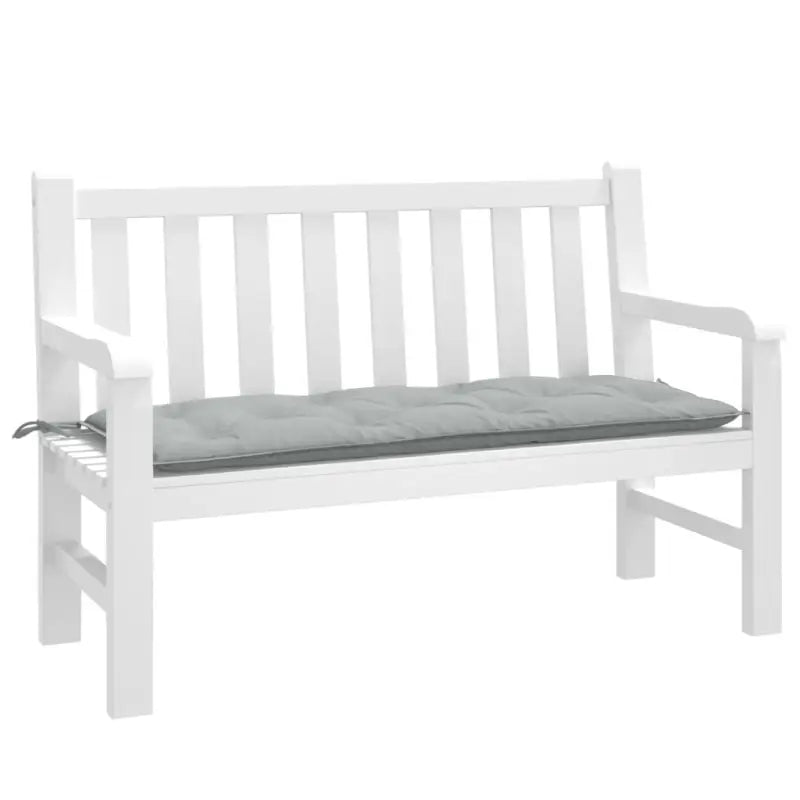 Tuinbankkussen voor frisse uitstraling en behoud van oorspronkelijke vorm - lichtgrijs mix / 120 x 50 x 7 cm / 1