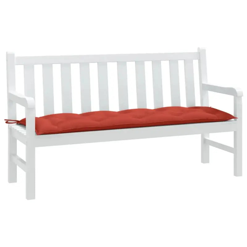 Tuinbankkussen voor frisse uitstraling en behoud van oorspronkelijke vorm - rood mix / 150 x 50 x 7 cm / 1