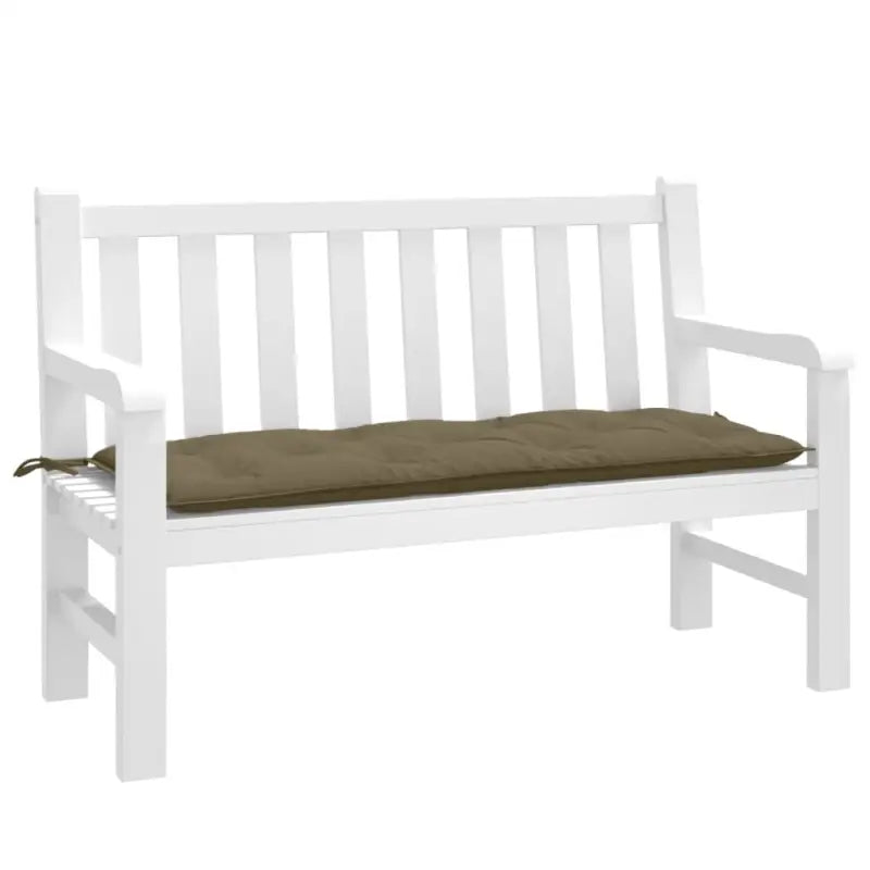Tuinbankkussen voor frisse uitstraling en behoud van oorspronkelijke vorm - taupe mix / 120 x 50 x 7 cm / 1