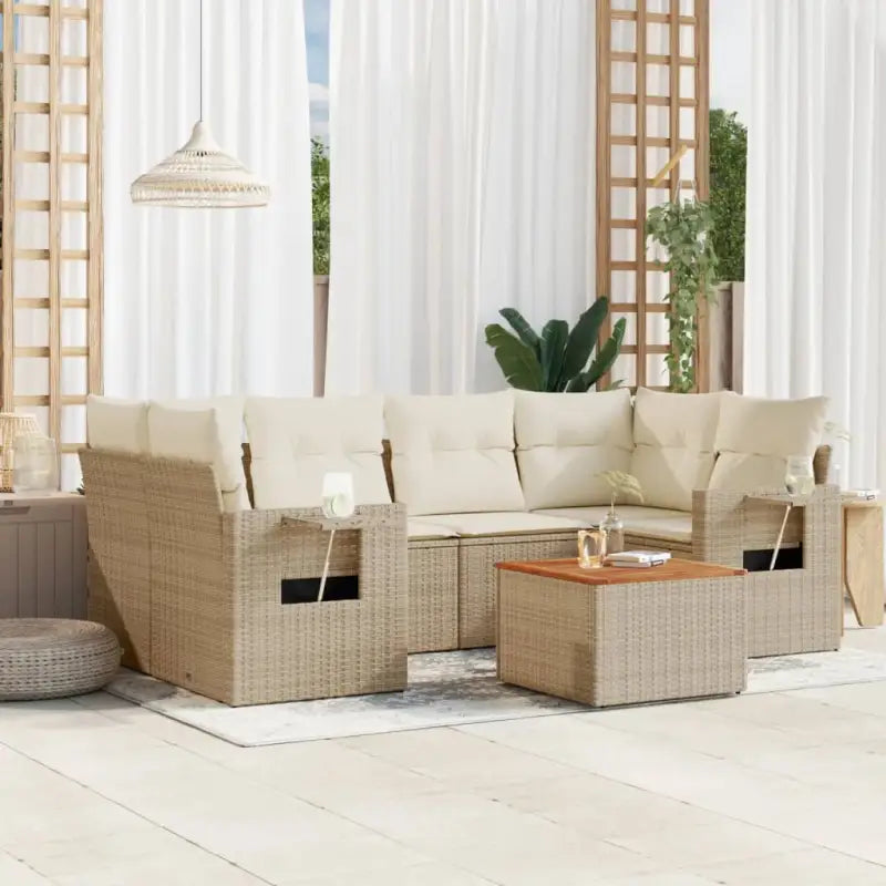 Tuinhaalsets met grijs materiaal en gepoedercoat staal afmetingen - beige en crèmekleurig - Tuinsets