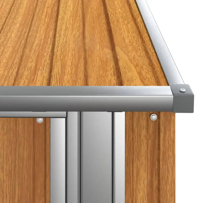 Tuinhuis van gegalvaniseerd staal met afsluitbare deur voor extra bescherming - Tuinhuizen