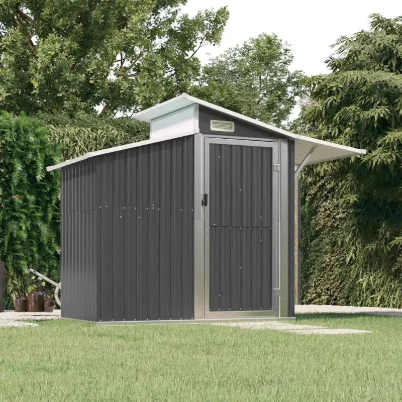 Tuinhuizen van gegalvaniseerd staal met gemakkelijke toegang en ventilatie - Antraciet / 1 - Tuinhuizen