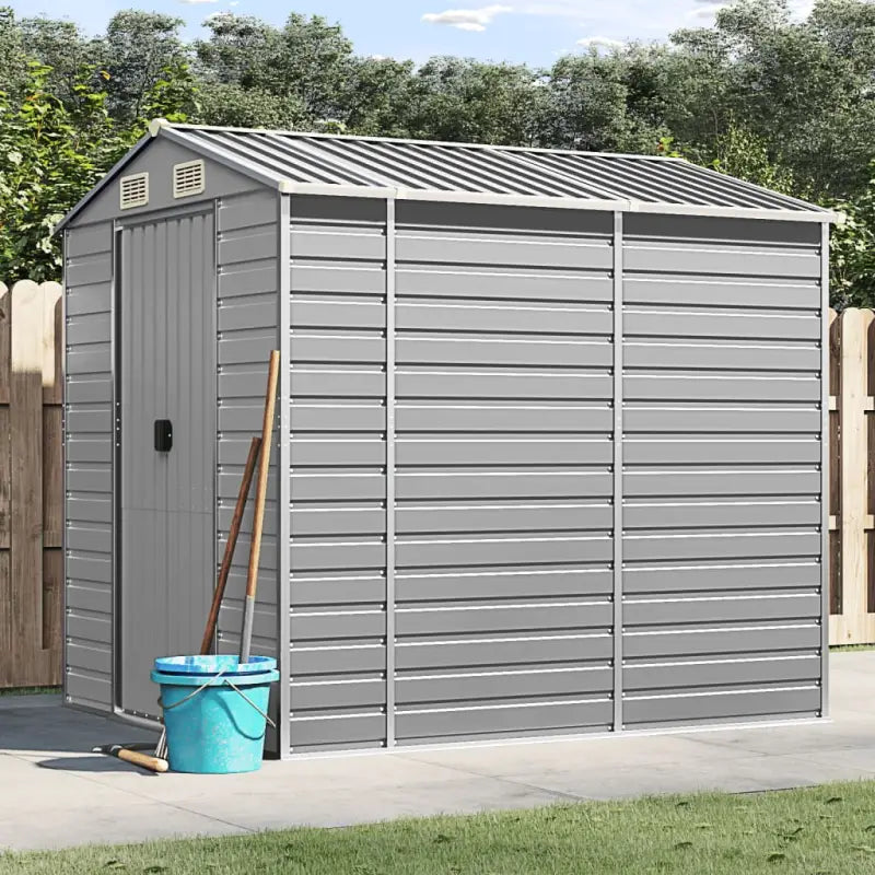 Tuinhuizen van gegalvaniseerd staal voor meer opslagruimte - Lichtgrijs / 191 x 215 x 198 cm / 1 - Tuinhuizen