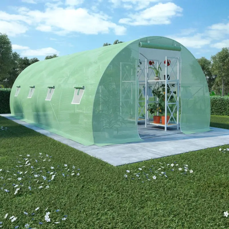 Tuinkassen met pe-mesh stof voor plantenbescherming en klimaatcontrole - 600 x 300 x 200 cm / 1 - Tuinkassen