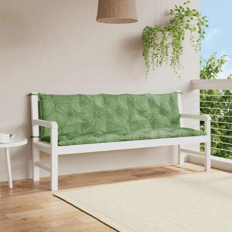 Tuinkussen oxford stof voor een frisse uitstraling en behoud van oorspronkelijke vorm - Bladpatroon / 180 cm / 2