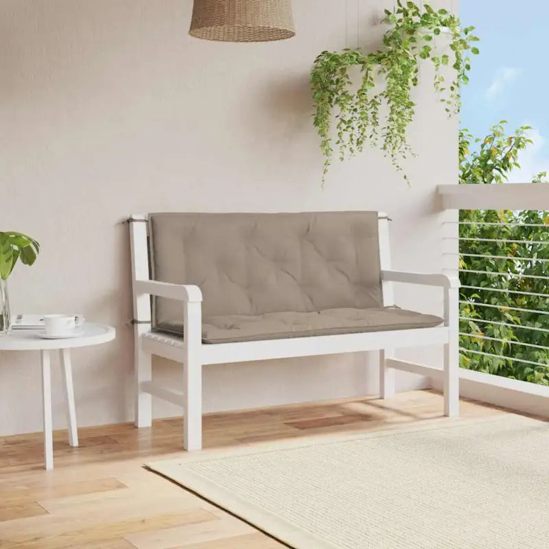 Tuinkussen oxford stof voor een frisse uitstraling en behoud van oorspronkelijke vorm - Taupe / 120 cm / 2