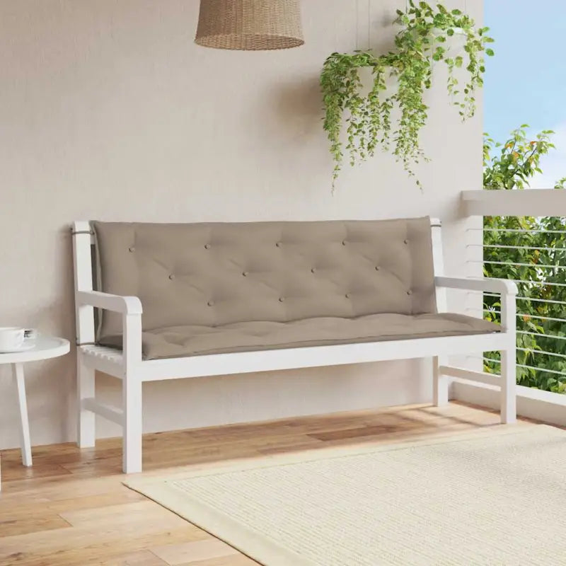 Tuinkussen oxford stof voor een frisse uitstraling en behoud van oorspronkelijke vorm - Taupe / 150 cm / 2