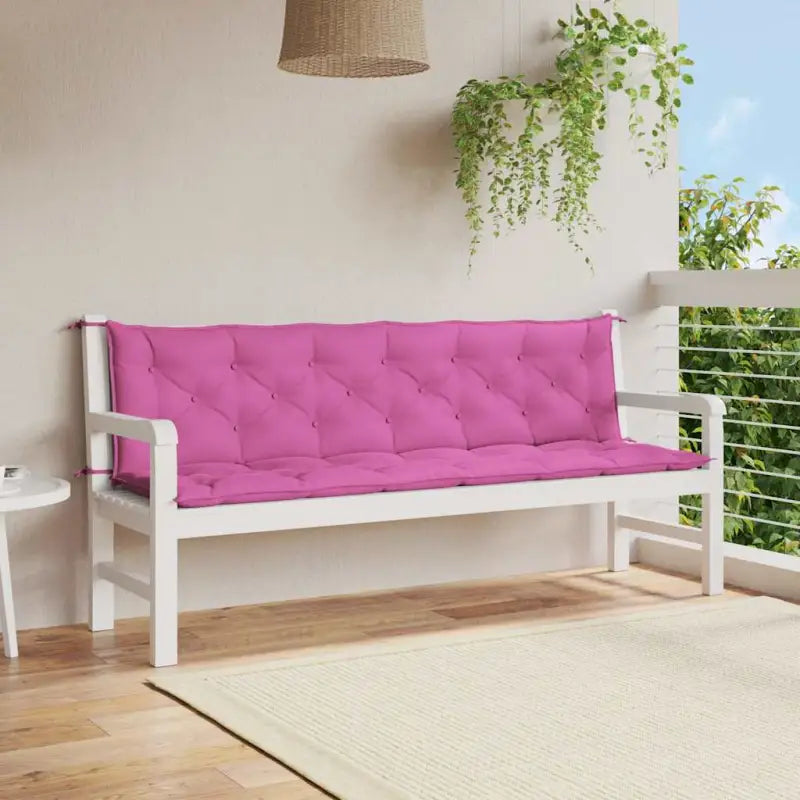 Tuinkussen oxford stof voor een frisse uitstraling en behoud van oorspronkelijke vorm - Roze / 200 cm / 2 - Stoelkussens