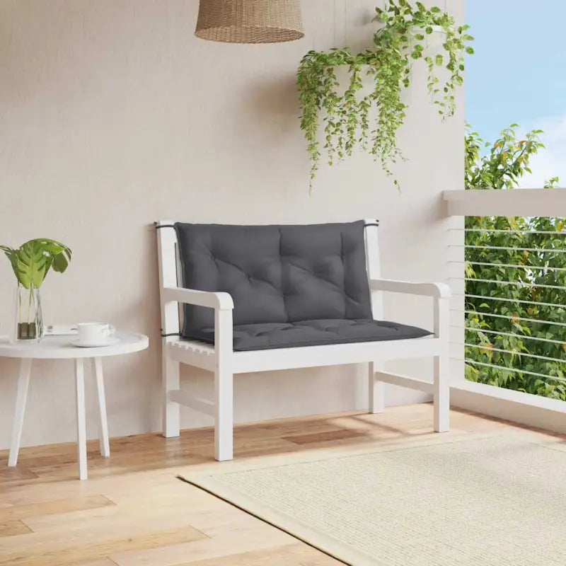 Tuinkussen oxford stof voor een frisse uitstraling en behoud van oorspronkelijke vorm - Antraciet / 100 cm / 2