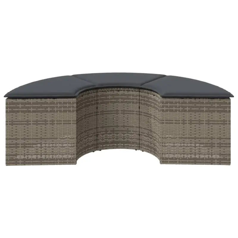 Tuinkussen van poly rattan voor een comfortabele zitervaring - Tuinpoefs