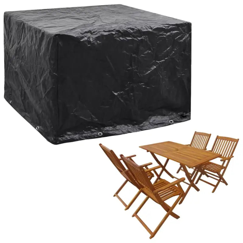 Tuinmeubelhoes voor 8-persoons rattan tuinsets met levering bevat - 122 x 112 x 98 cm / 1 - Tuinmeubelhoezen