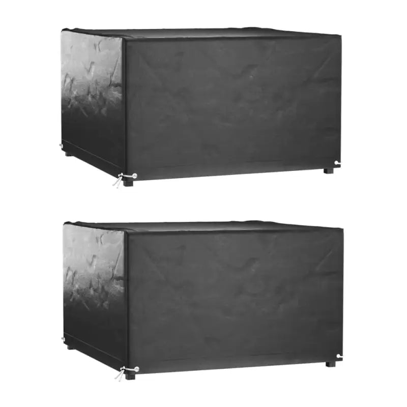 Tuinmeubelhoes voor 8-persoons rattan tuinsets met levering bevat - 132 x 132 x 80 cm / 2 - Tuinmeubelhoezen