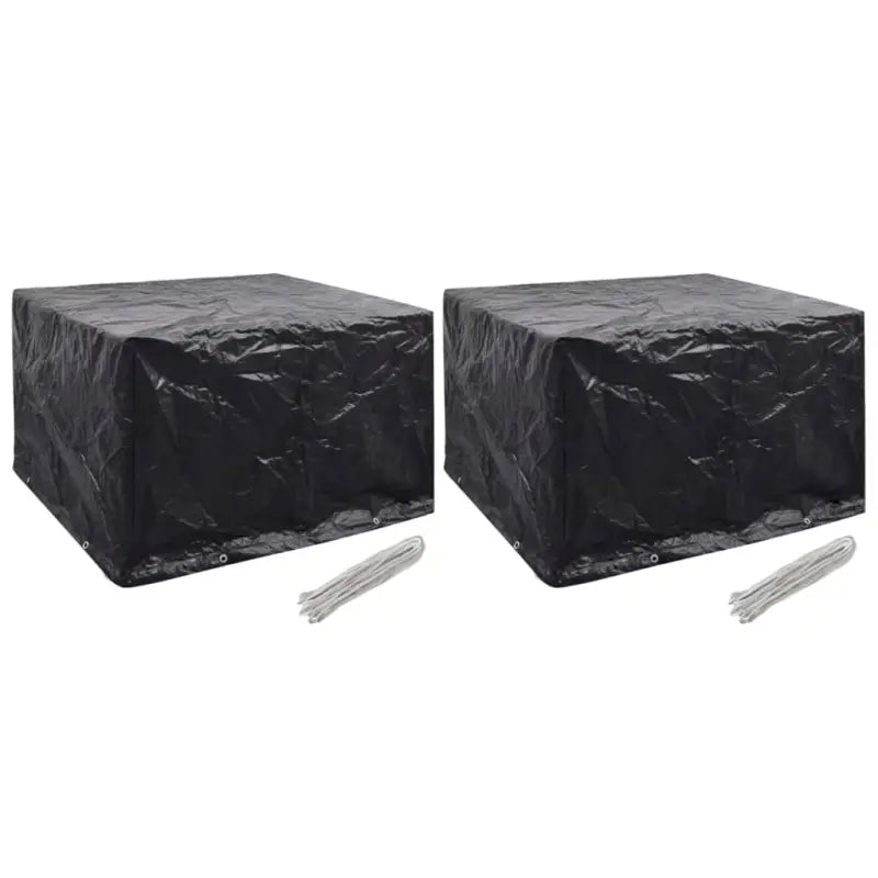 Tuinmeubelhoes voor 8-persoons rattan tuinsets met levering bevat - 135 x 135 x 90 cm / 2 - Tuinmeubelhoezen
