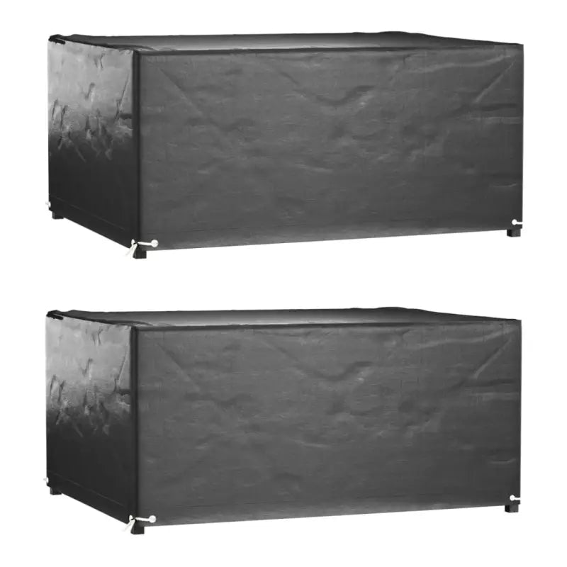 Tuinmeubelhoes voor 8-persoons rattan tuinsets met levering bevat - 160 x 120 x 75 cm / 2 - Tuinmeubelhoezen