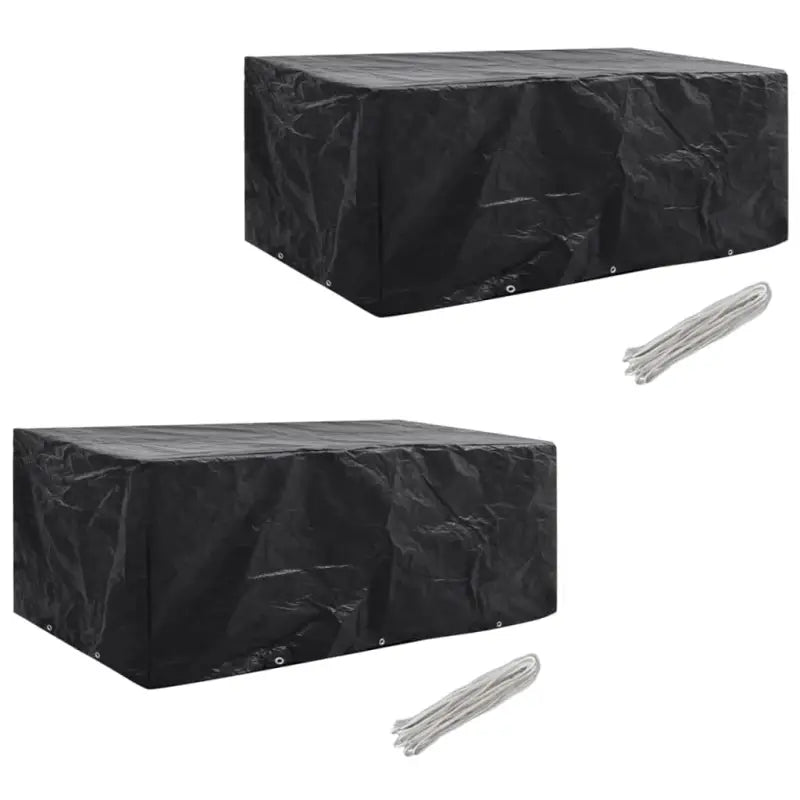 Tuinmeubelhoes voor 8-persoons rattan tuinsets met levering bevat - 229 x 113 x 73 cm / 2 - Tuinmeubelhoezen