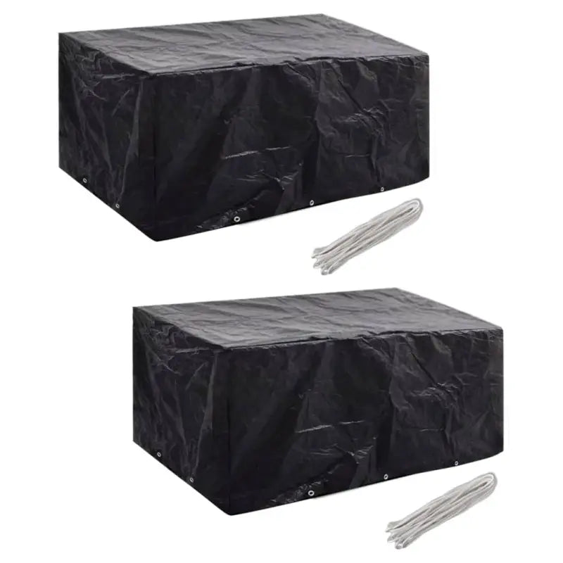 Tuinmeubelhoes voor 8-persoons rattan tuinsets met levering bevat - 240 x 140 x 90 cm / 2 - Tuinmeubelhoezen