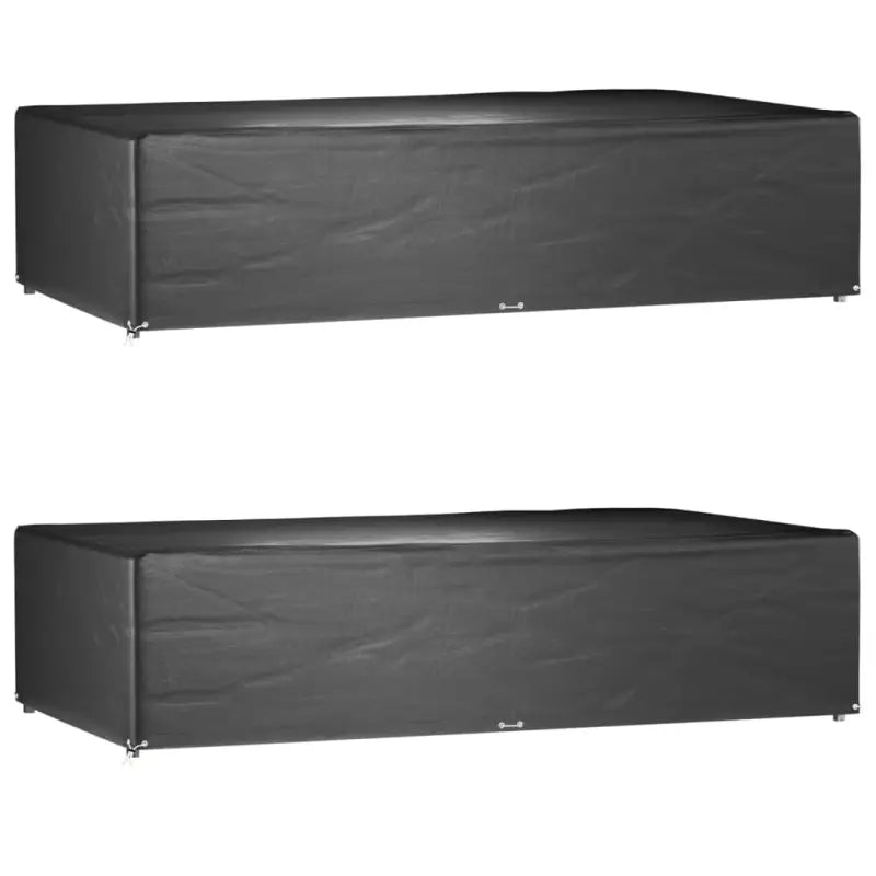 Tuinmeubelhoes voor 8-persoons rattan tuinsets met levering bevat - 315 x 180 x 75 cm / 2 - Tuinmeubelhoezen