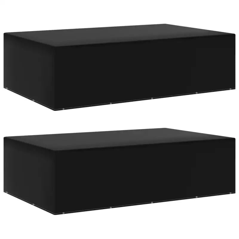 Tuinmeubelhoes voor 8-persoons rattan tuinsets met levering bevat - 325 x 205 x 90 cm (12 oogjes) / 2 - Tuinmeubelhoezen