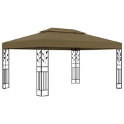 Tuinpaviljoen met dubbel dak van gepoedercoat staal voor buitenevenementen - Partytenten & prieëlen