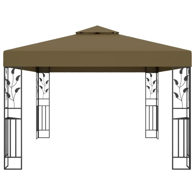 Tuinpaviljoen met dubbel dak van gepoedercoat staal voor buitenevenementen - Partytenten & prieëlen