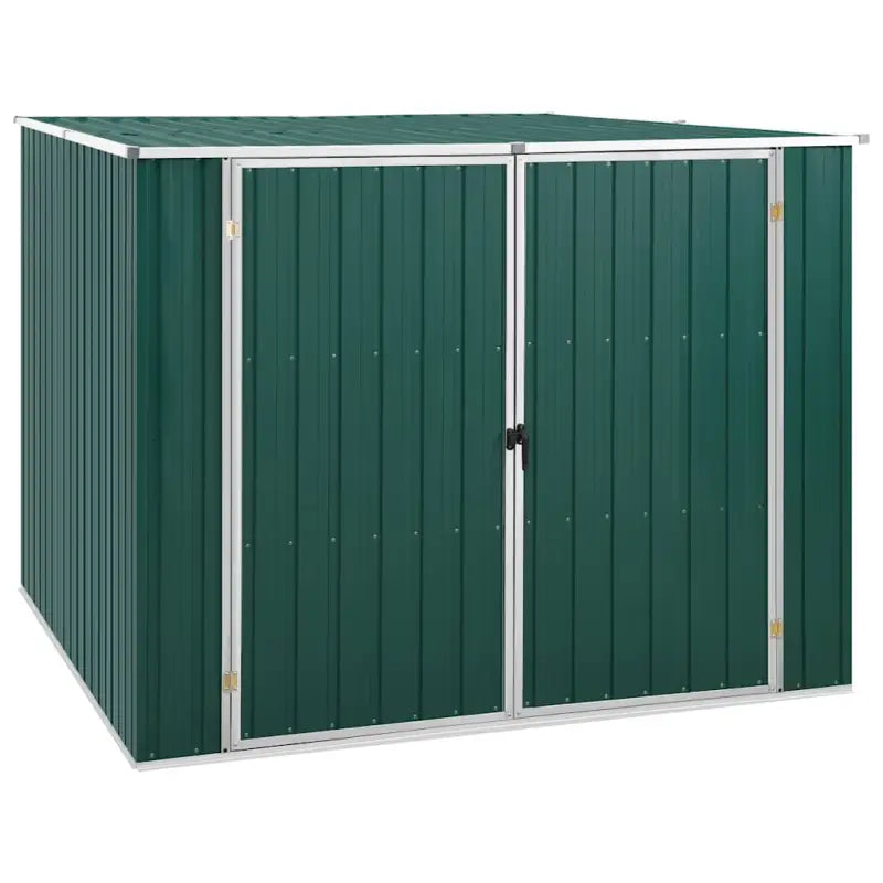 Tuinschuur van gegalvaniseerd staal voor sterke wind en bescherming - Groen / 1 - Tuinhuizen