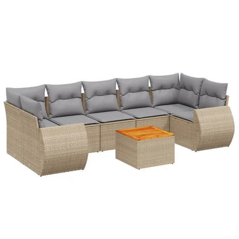 Tuinset in beige materiaal met waterdichte tas en gepoedercoat staal - Tuinsets