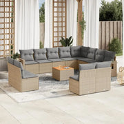 Tuinset in gemengd beige materiaal voor gezellige buitenruimte - Tuinsets