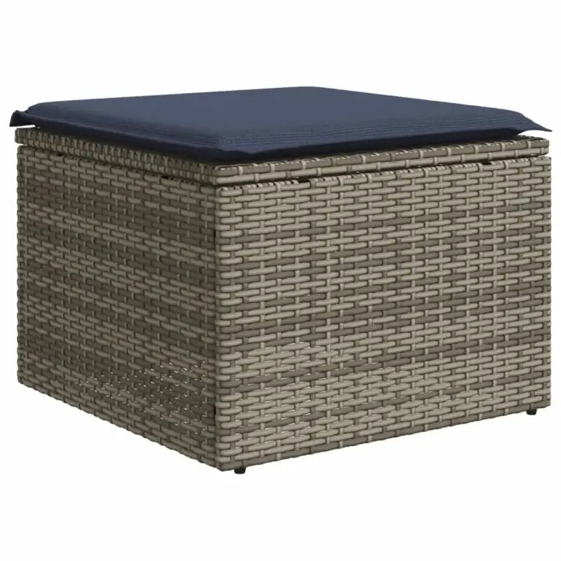 Tuinset in grijs materiaal met gepoedercoat staal en elegante afmetingen - Tuinsets