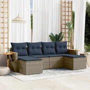 Tuinset in grijs materiaal met gepoedercoat staal en elegante afmetingen - Tuinsets