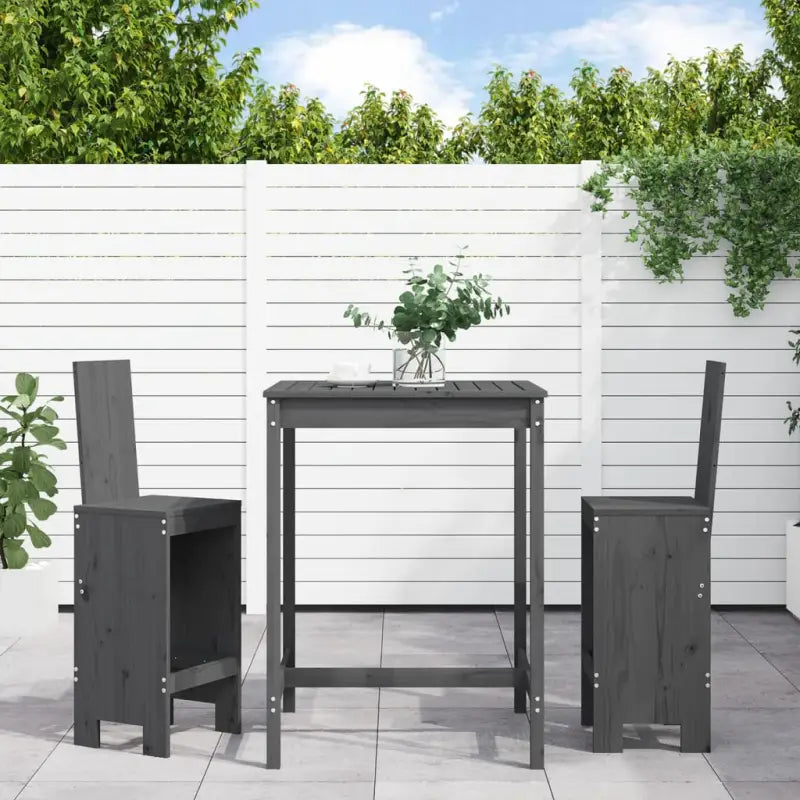 Tuinset in massief grenenhout voor gezellige buitenmomenten - Tuinsets