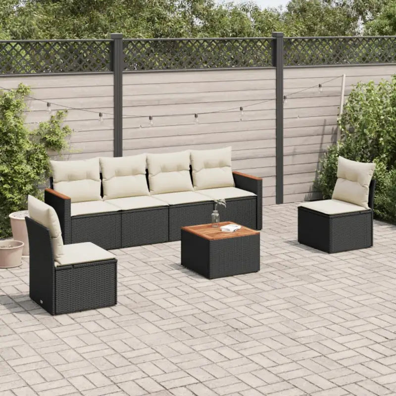 Tuinset in zwart materiaal met gepoedercoat staal en afmetingen flexibel - Tuinsets