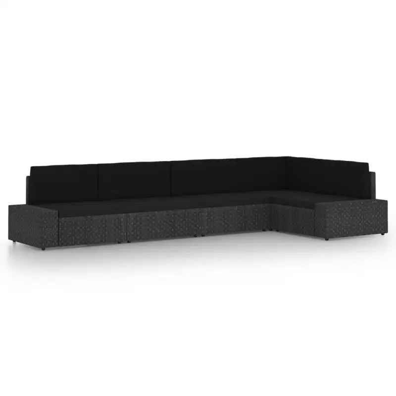 Tuinset met afmetingen hoekbank voor ontspanning en gezelligheid - 3x hoek + 2x midden - Tuinsets
