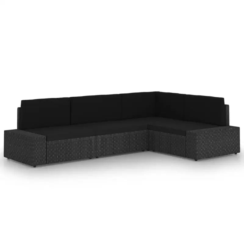 Tuinset met afmetingen hoekbank voor ontspanning en gezelligheid - 3x hoek + midden - Tuinsets