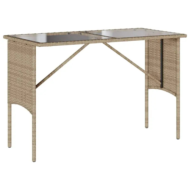 Tuinset met beige materiaal en gepoedercoat staal afmetingen - Tuinsets