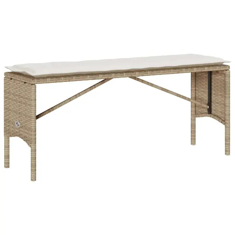 Tuinset met beige materiaal en gepoedercoat staal afmetingen - Tuinsets