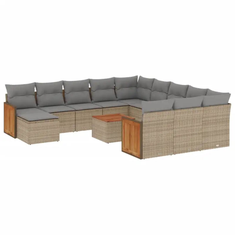 Tuinset met beige materiaal en gepoedercoat staal afmetingen - Tuinsets