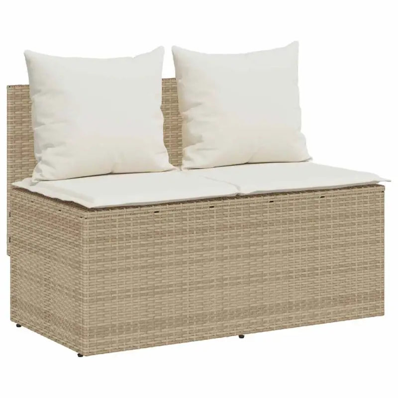 Tuinset met beige materiaal en gepoedercoat staal afmetingen - Tuinsets
