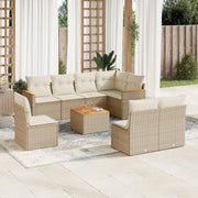 Tuinset met beige materiaal en gepoedercoat staal afmetingen - Tuinsets