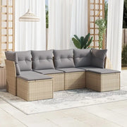 Tuinset met beige materiaal en gepoedercoat staal voor buitengebruik - Tuinsets