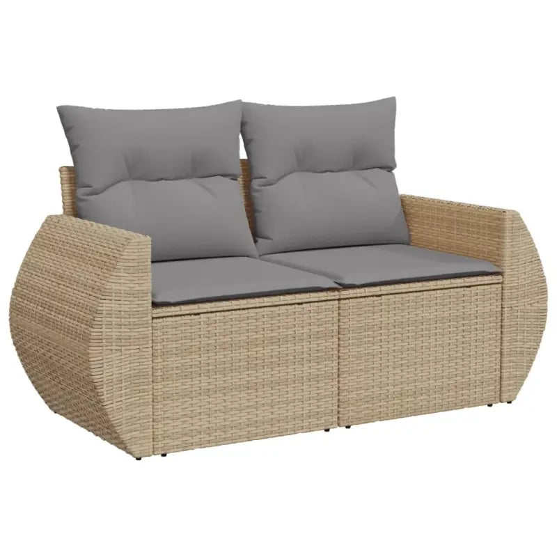 Tuinset met beige materiaal en gepoedercoat staal voor buitenplezier - Tuinsets
