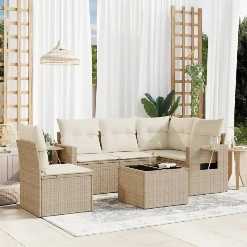 Tuinset met beige materiaal en gepoedercoat staal voor buitenplezier - Tuinsets