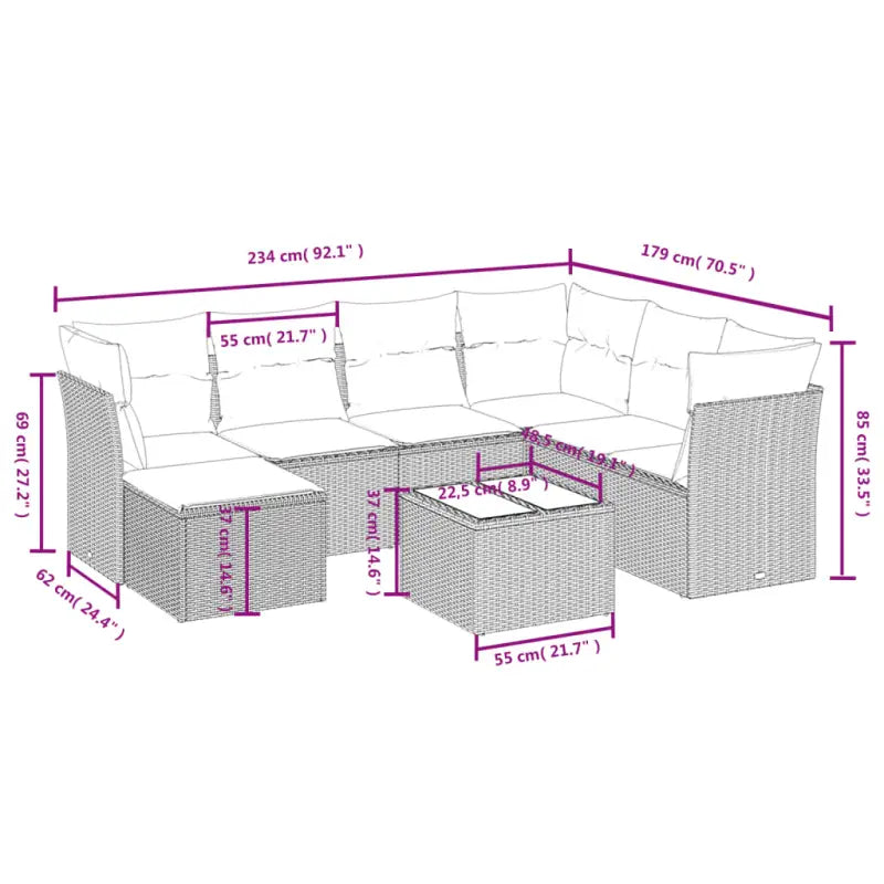 Tuinset met beige materiaal en gepoedercoat staal voor jouw terras - Tuinsets