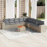 Tuinset met beige materiaal en gepoedercoaten staal voor buitenplezier - Tuinsets