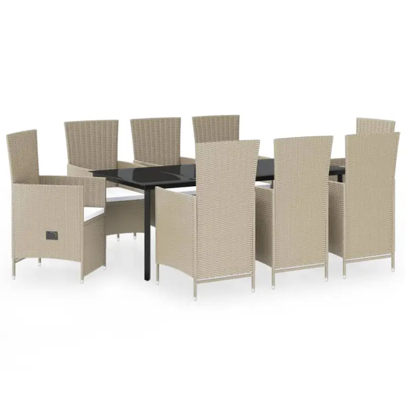 Tuinset met gemakkelijk te verstellen rugleuning en stevige stoelen - Tuinsets